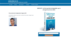 Desktop Screenshot of ameliorer-sa-vie.com